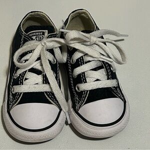 Converse Kids Classic Black and White Sneakers